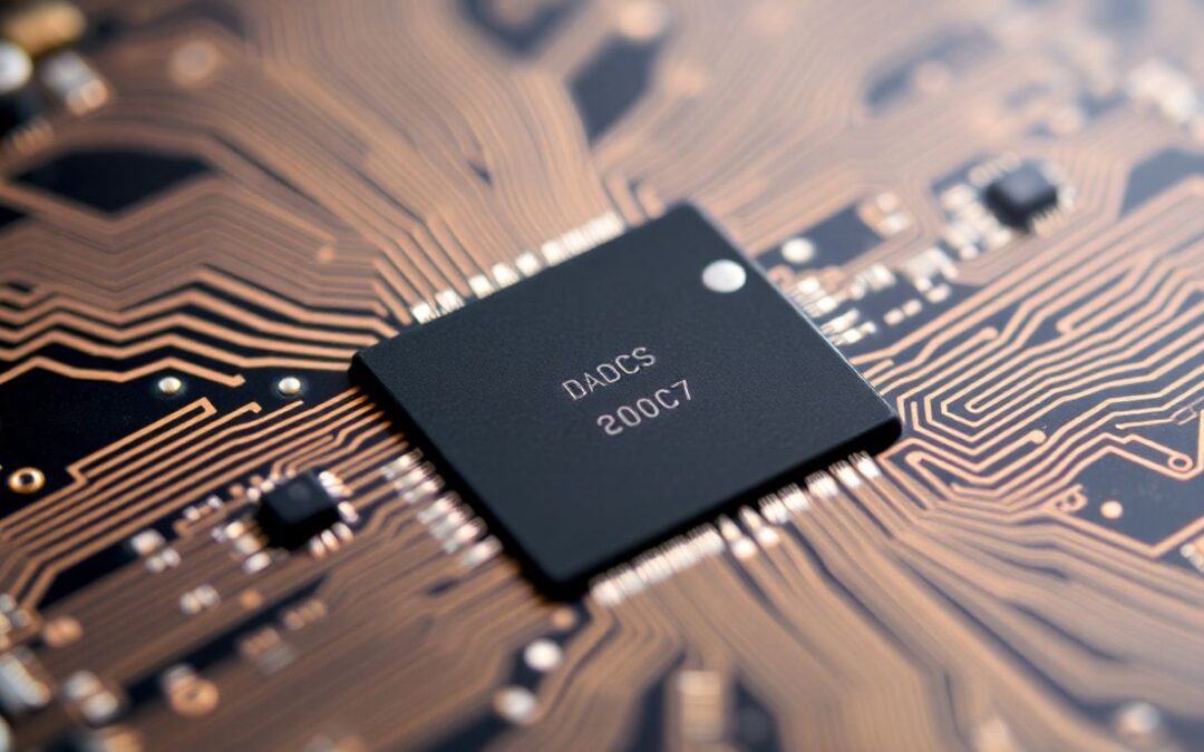 Mikrochip mit komplexer Schaltung